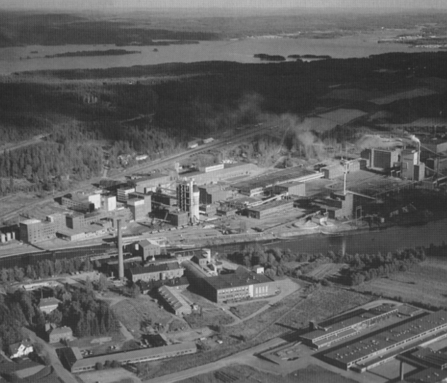 Tehdasalue 1970-luvulla
