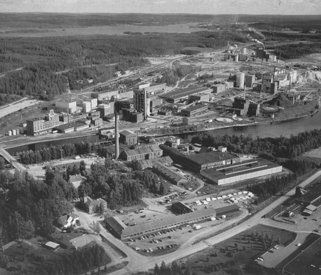 Tehdasalue 1980-luvulla