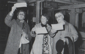 Jäähyväisjuhlat sulfiitissa 13.1.1984