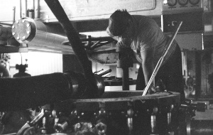 Keittokattilan tyhjennystä