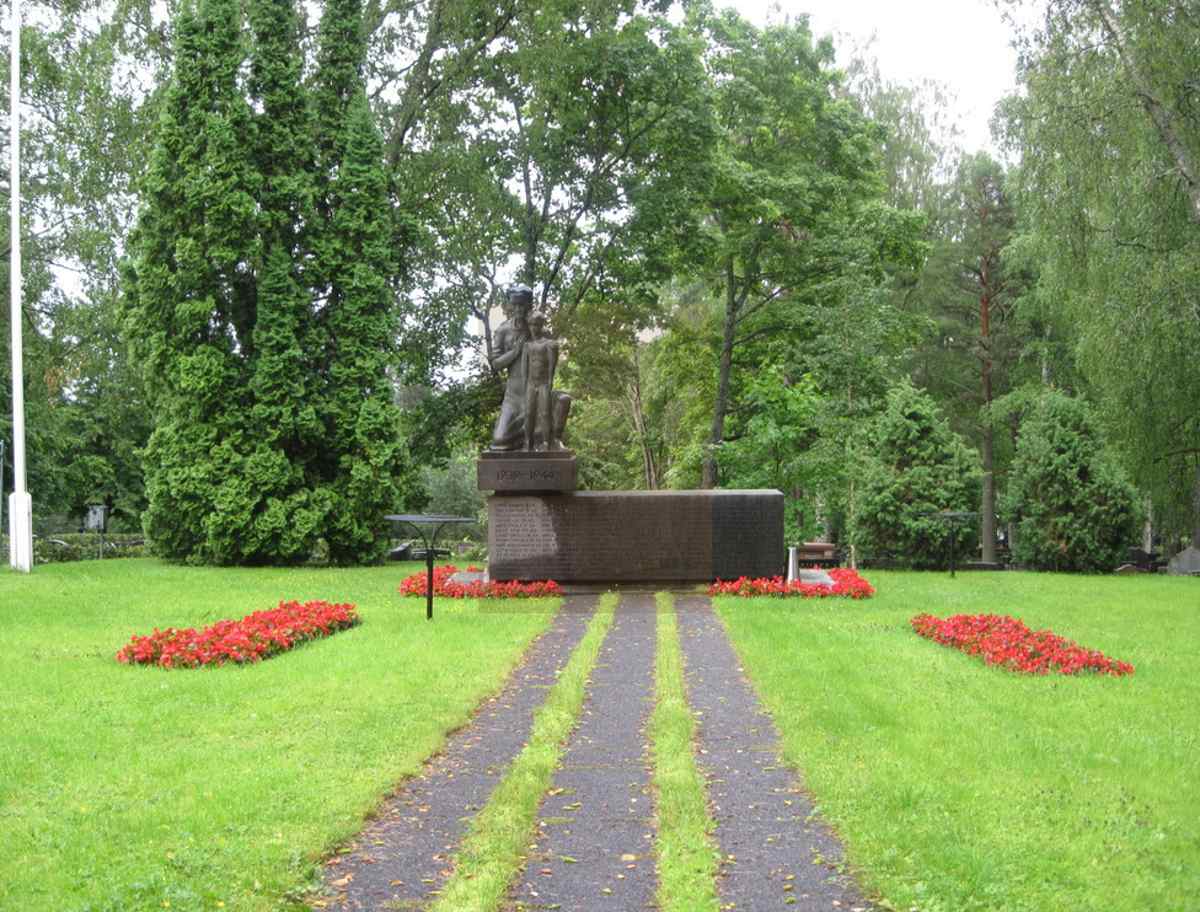 Sotavuosiemme aikana 1939-1945 Äänekoski ja sen väestö joutui antamaan raskaan uhrin vapautemme ja itsemääräämisoikeutemme puolesta.