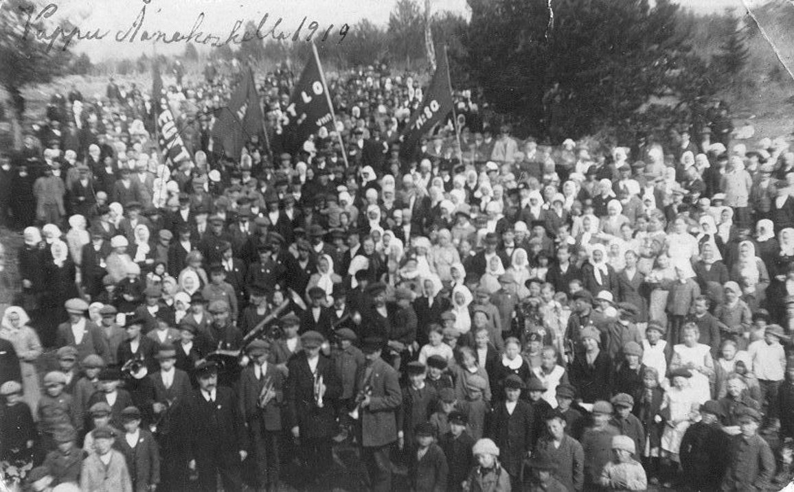 Vappujuhla Äänekoskella vuonna 1919.