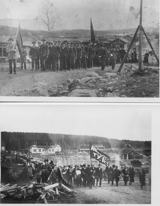 Vappujuhlaa Äänekoskella.