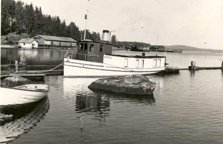 Luotsialus Keitele Makkaralahdessa vuonna 1956.