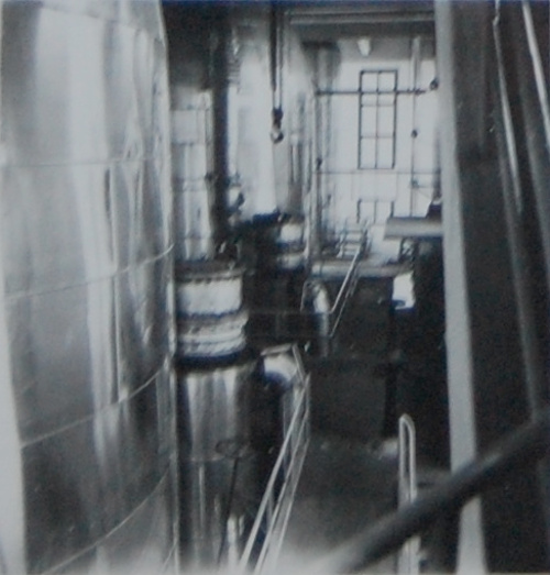 Sulfiittitehtaan keittämöä vuonna 1960.