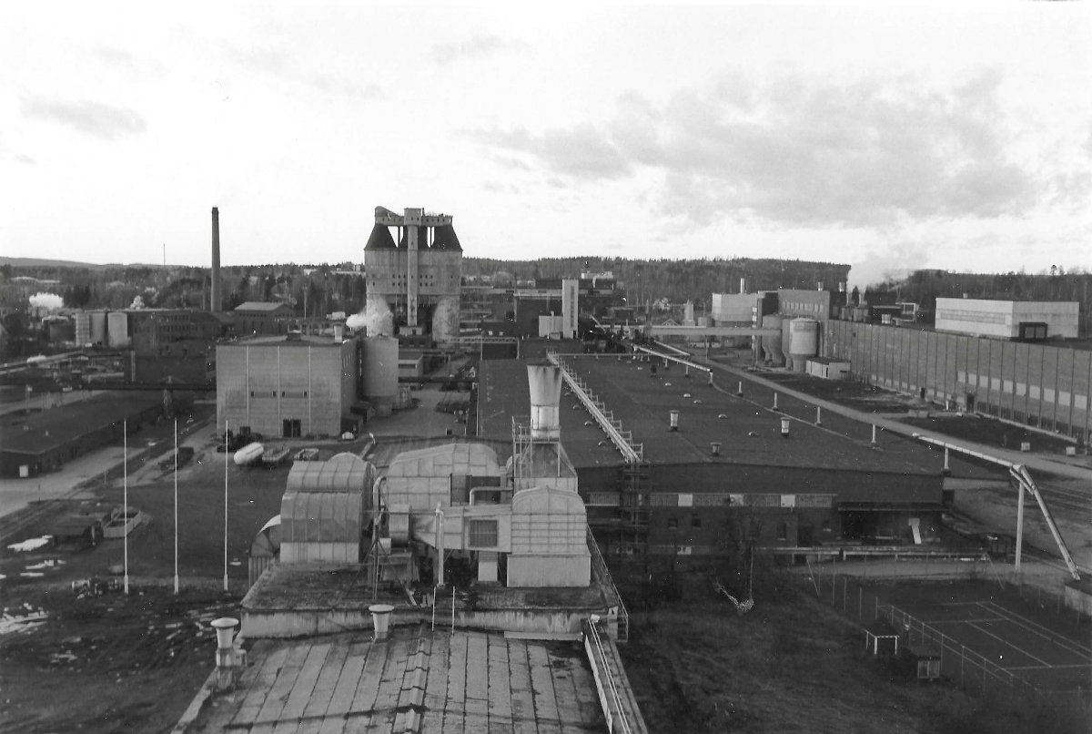 Sulfaatin katolta kohti pohjoista 1980-luvun taitteessa.