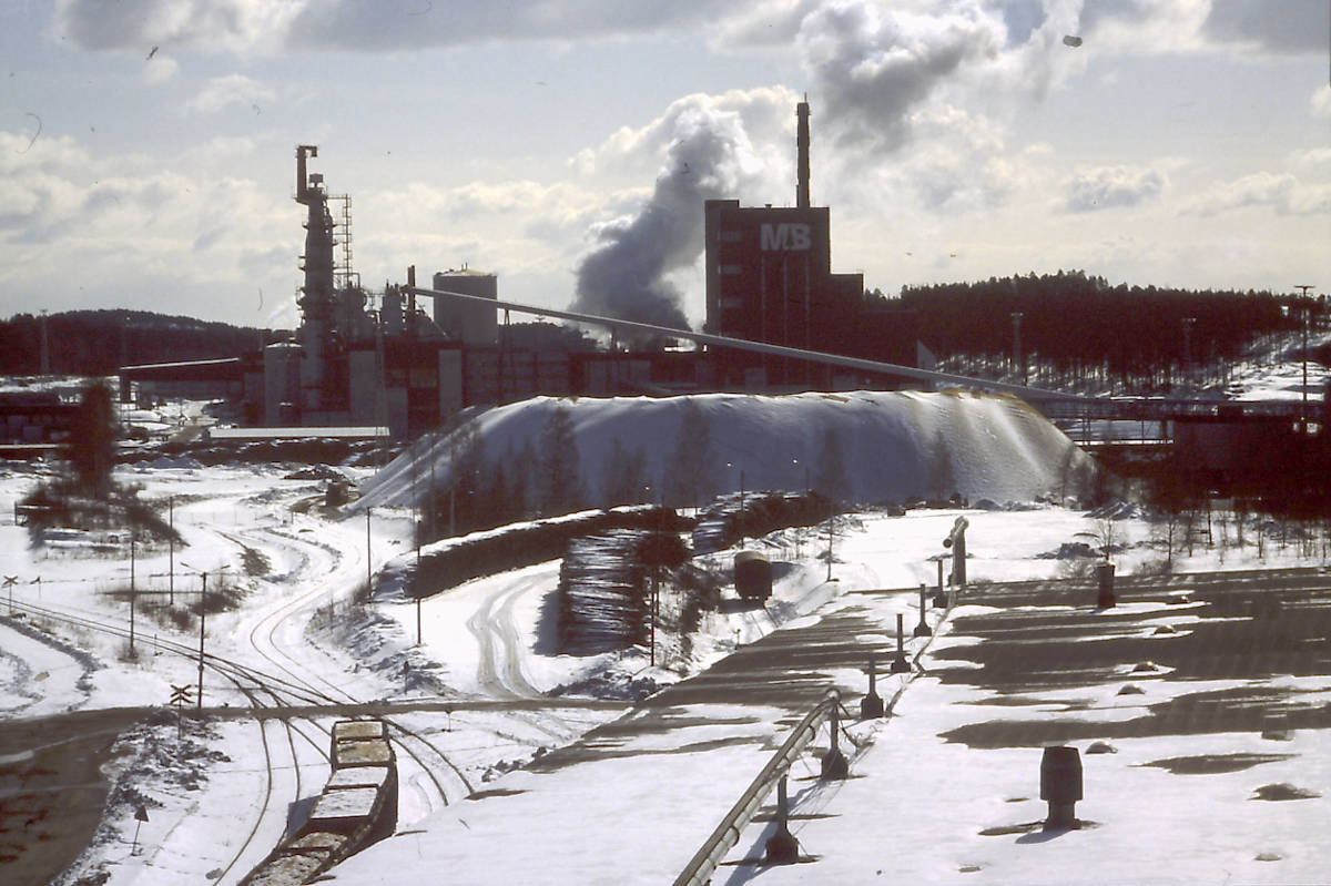Metsä-Botnian Äänekosken vuonna 1985 käynnistynyt sellutehdas.