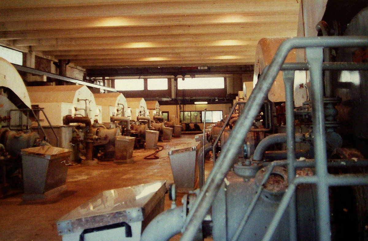 Sulfaatin valkaisun pesuritaso.