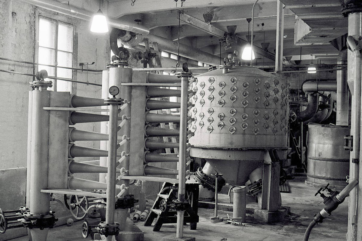 Lajittelun pyörrepuhdistimia.