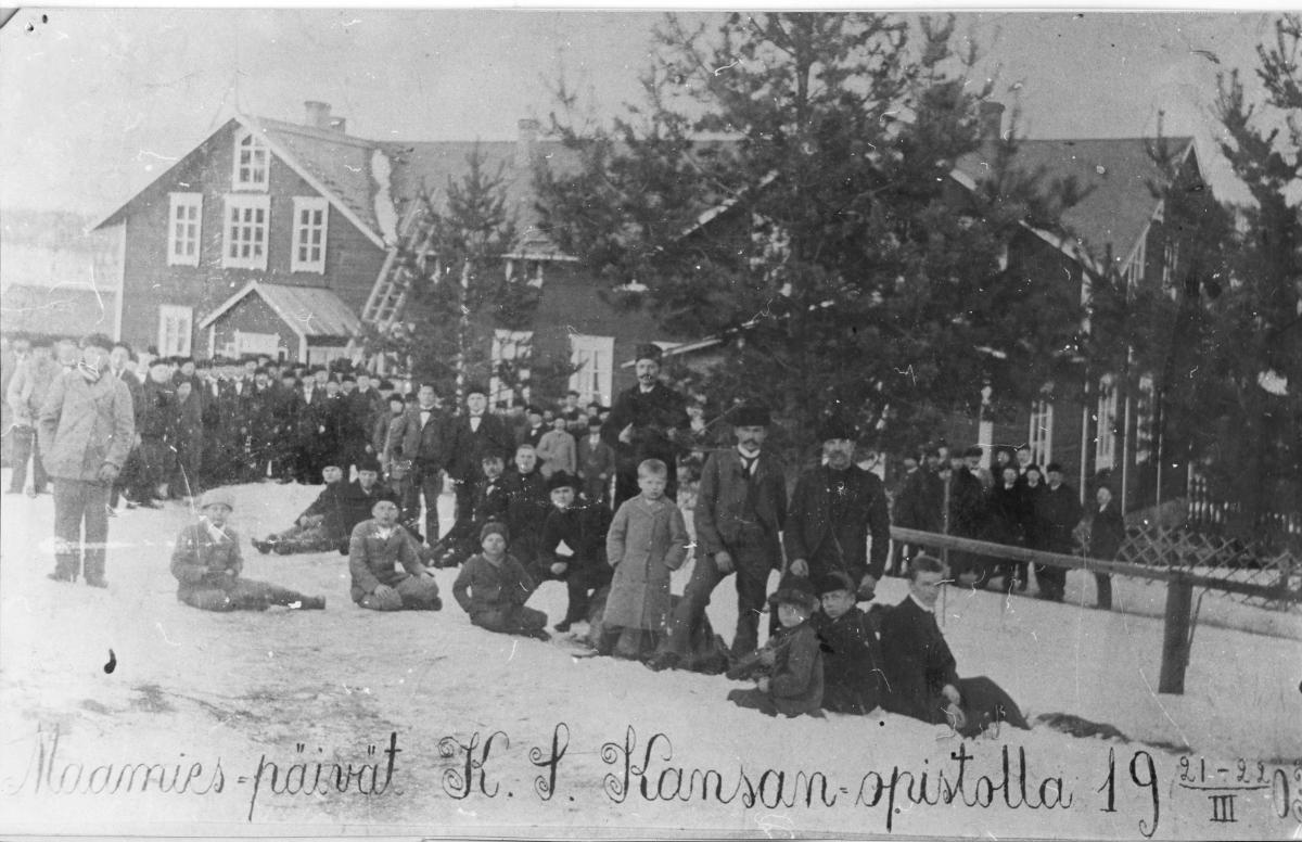 Maamiespäivät Kansanopistolla 21.-22.3.1903