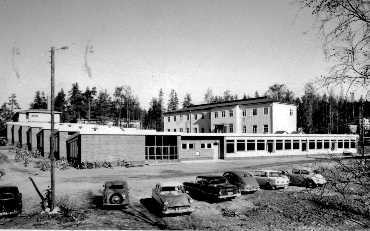 Hiskinmäen koulu vuonna 1965.