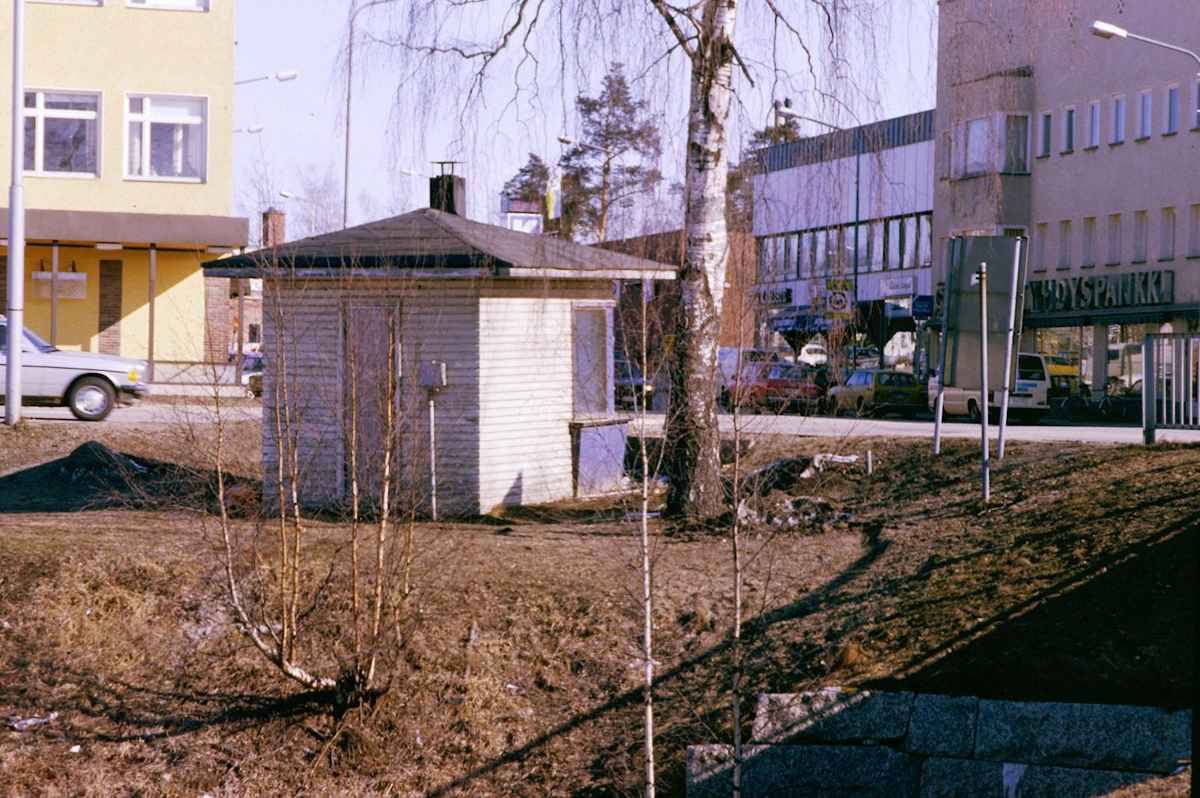 Viiskulman kioski ja Viiskulmaa 1970-luvun vaiheilta.