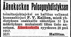 Kansalliskirjaston digitoidut aineistot, 03.10.1917 Suomalainen no 98.