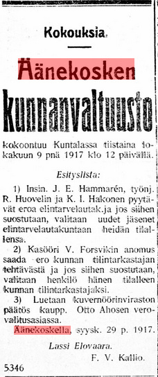 Kansalliskirjaston digitoidut aineistot, 03.10.1917 Sorretun Voima no 112.