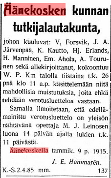Kansalliskirjaston digitoidut aineistot, 13.01.1915 Sorretun Voima no 4.