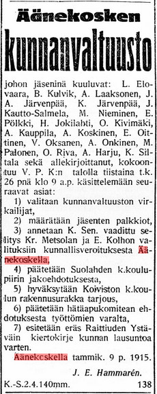 Kansalliskirjaston digitoidut aineistot, 13.01.1915 Sorretun Voima no 4.