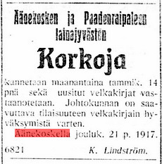 Kansalliskirjaston digitoidut aineistot, 21.12.1917 Sorretun Voima no 144A.