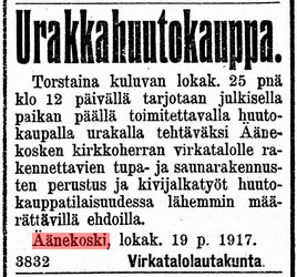 Kansalliskirjaston digitoidut aineistot, 22.10.1917 Suomalainen no 106.