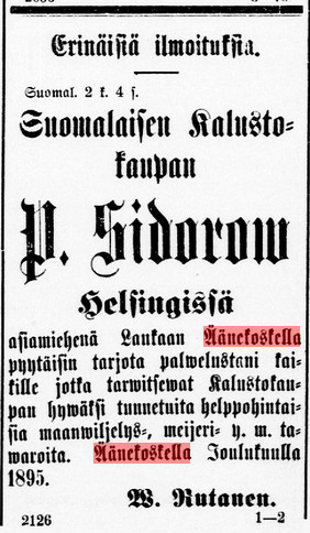 Kansalliskirjaston digitoidut aineistot, 19.12.1895 Keski-Suomi no 148.