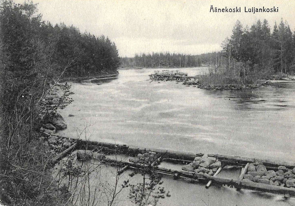 Luijankoski ja kalanpyydyksiä.