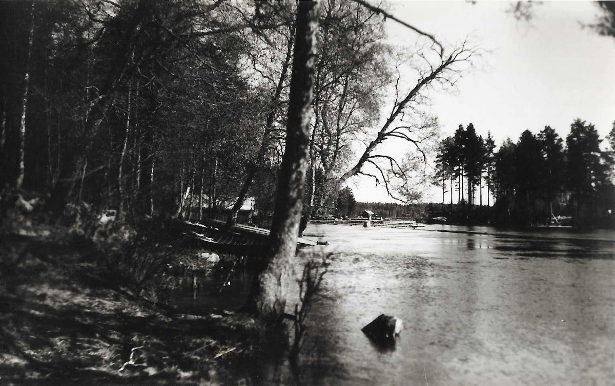 Häränvirtaa. Keitele purkaa vetensä Häränvirran kautta Äänejärveen ja siitä Äänekosken kautta Saarijärven reitin laskujärveen Kuhnamoon.