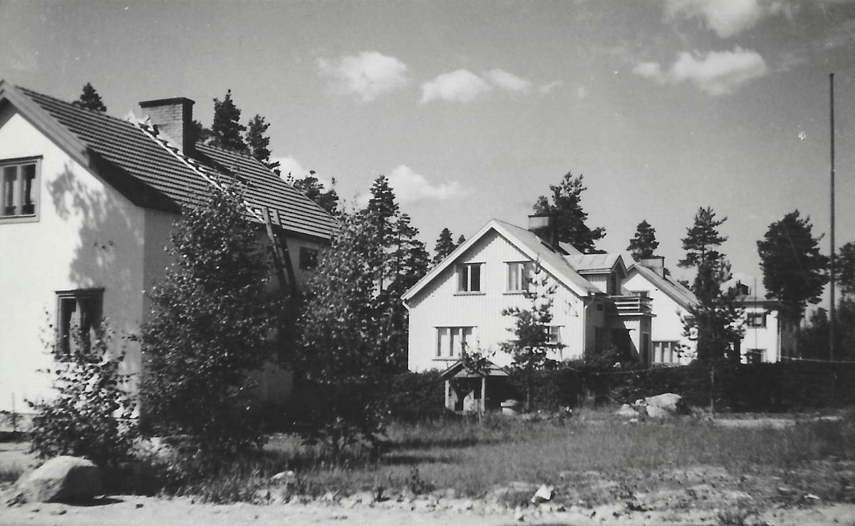 Äänekosken keskustaa Koulunmäen Louhenkadulle päin.