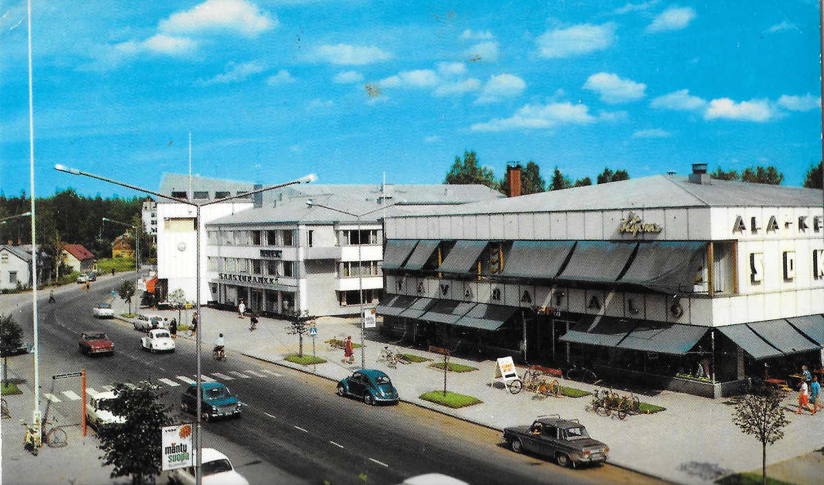 Äänekosken keskustaa 1960-luvulta.