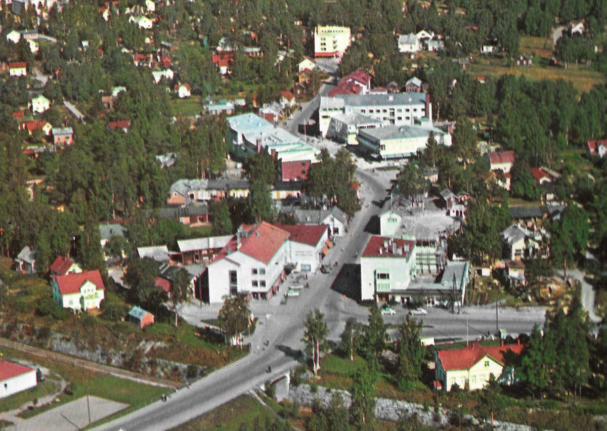 Äänekosken keskustaa 1960-luvulta.
